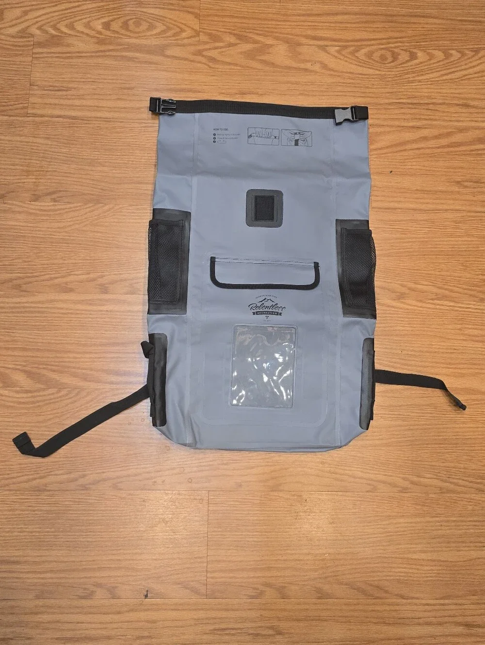 New Relentless Recreation 30L Grey/Gray Dry Large Bag Backpack
